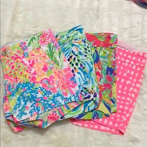 Bundle of 4 printed Lilly Pulitzer shorts